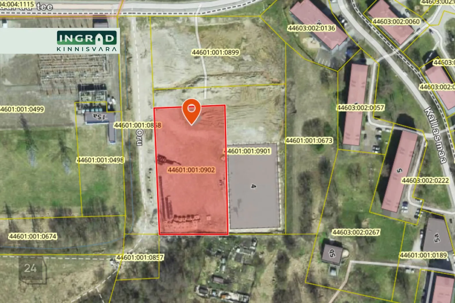 Plot with building rights near Tallinn
