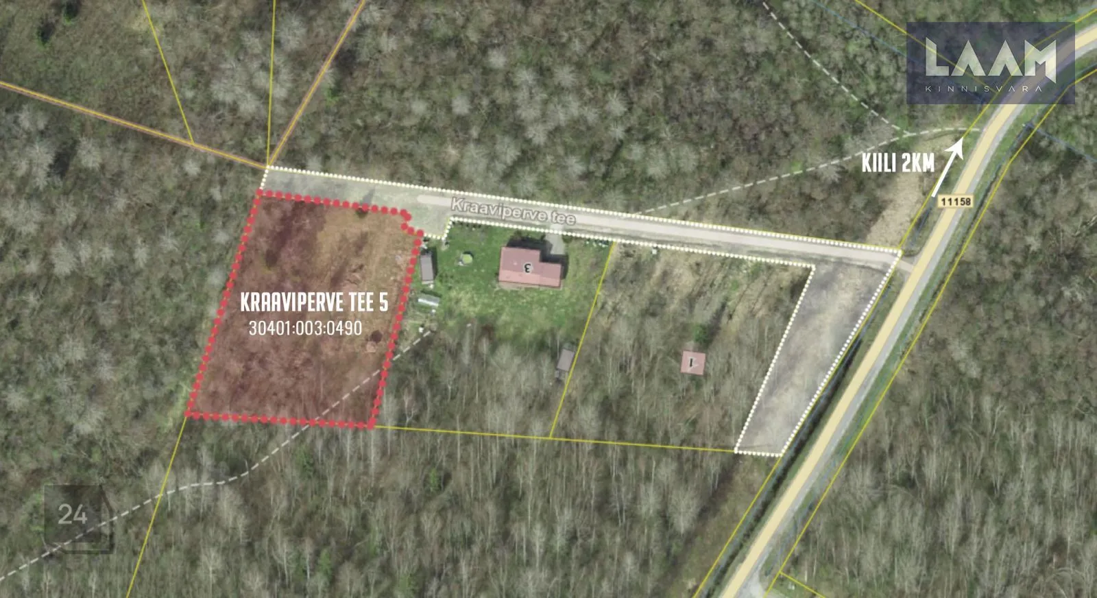 Build a home in Kiili - private, with utilities, with detailed plan