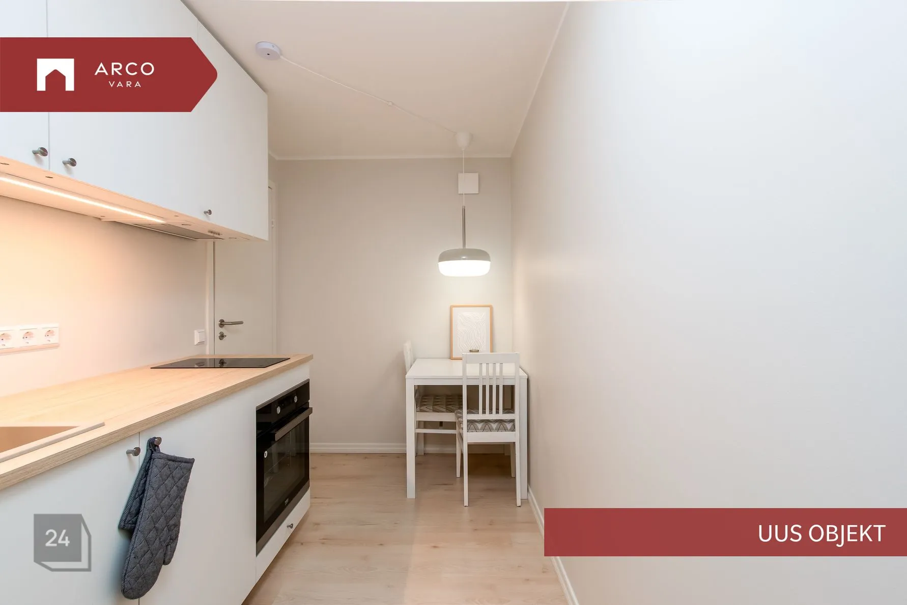 For Sale: Freshly Renovated 2-Room Apartment in Pärnu City Center