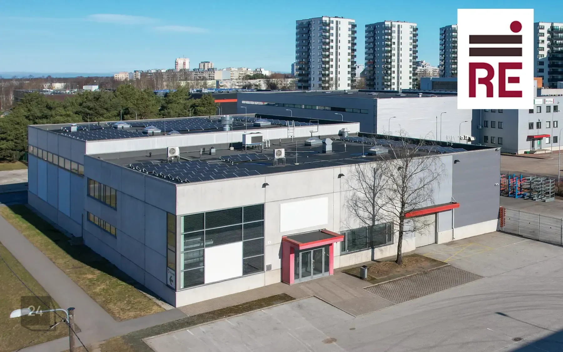 1730 m² multifunctional commercial building + 2700 m² outdoor territory/parking in Mustamäe
