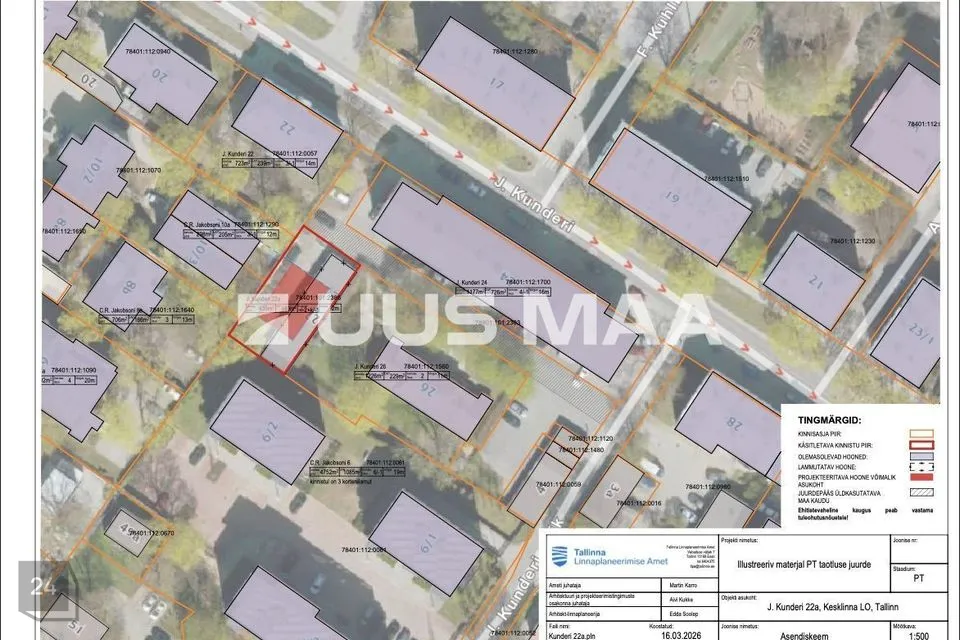 Земля жилой застройки, 435 m² участок в Tallinn, Kesklinna linnaosa
