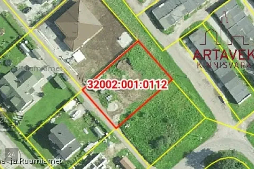 Земля жилой застройки, 1305 m² участок в Jõhvi vald, Järve küla - фото 2