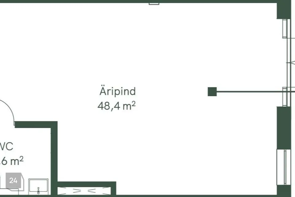 Mitme sihtotstarbega, 53 m² Äripind  -  Harku vald, Tabasalu alevik - foto 5