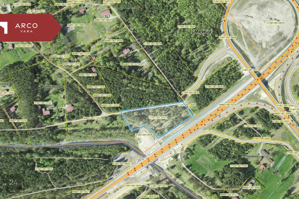 Земля коммерческого назначения или Transpordimaa, 10266 m² участок в Häädemeeste vald, Mereküla