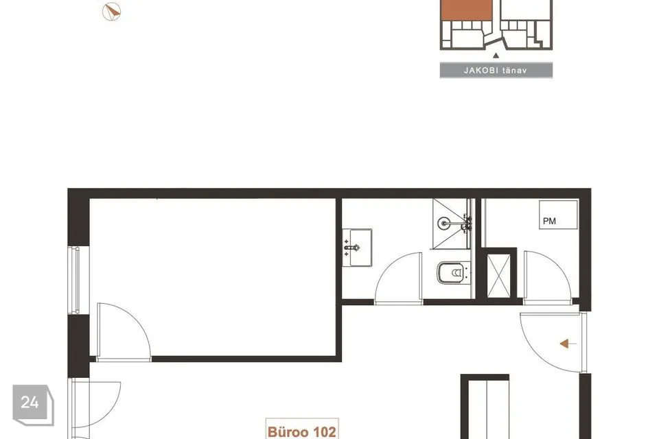 2-room apartment in Tallinn, Kesklinna linnaosa - photo 2