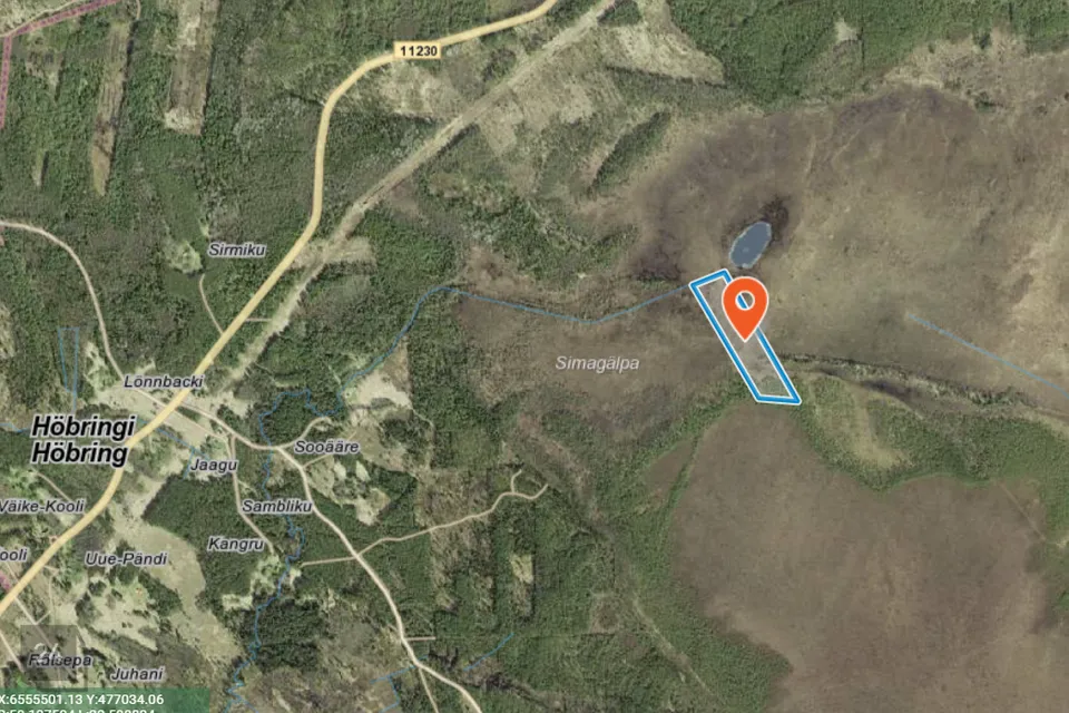 Maatulundusmaa, 46256 m² Maa  -  Lääne-Nigula vald, Höbringi küla / Höbring - foto 2