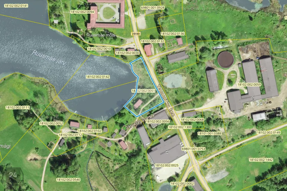 Elamumaa, 4599 m² Maa  -  Rõuge vald, Ruusmäe küla