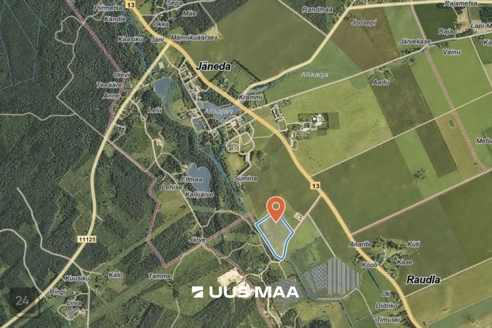 Maatulundusmaa, 147495 m² Maa - Tapa vald, Jäneda küla - foto 3