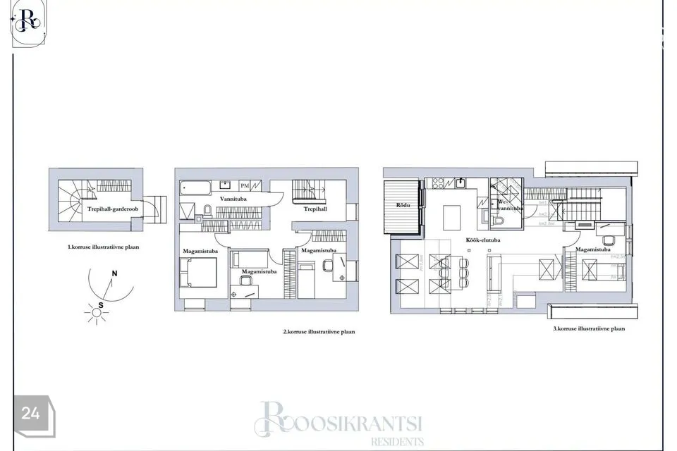 5-toaline Korter  -  Tallinn, Kesklinna linnaosa - foto 4