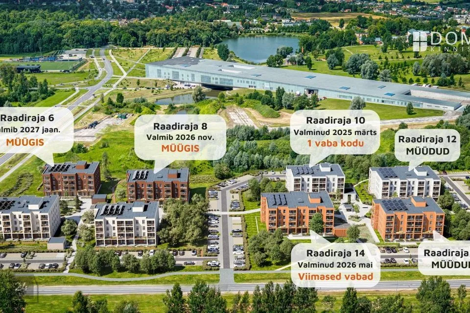 2-toaline Korter  -  Tartu vald, Raadi alev