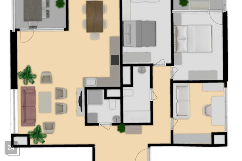 4-toaline Korter  -  Pärnu linn, Pärnu linn - foto 3