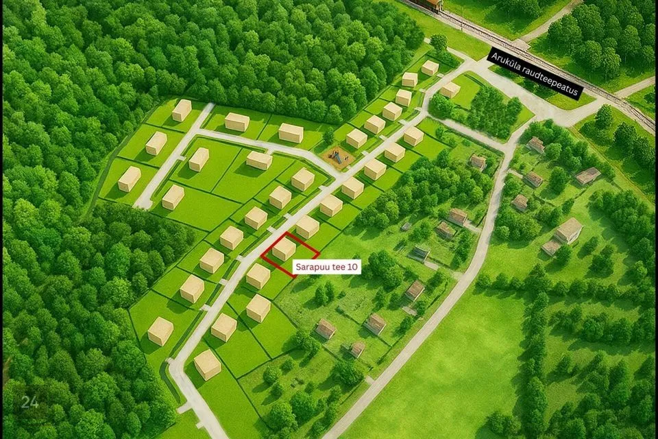 Elamumaa, 1384 m² Maa - Raasiku vald, Aruküla alevik