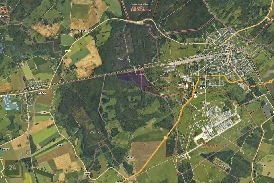 Maatulundusmaa, 157095 m² участок в Tapa vald, Rägavere küla - фото 2