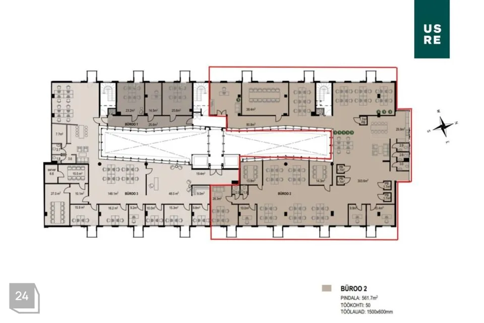 561 m² Äripind  -  Tallinn, Kesklinna linnaosa - foto 4