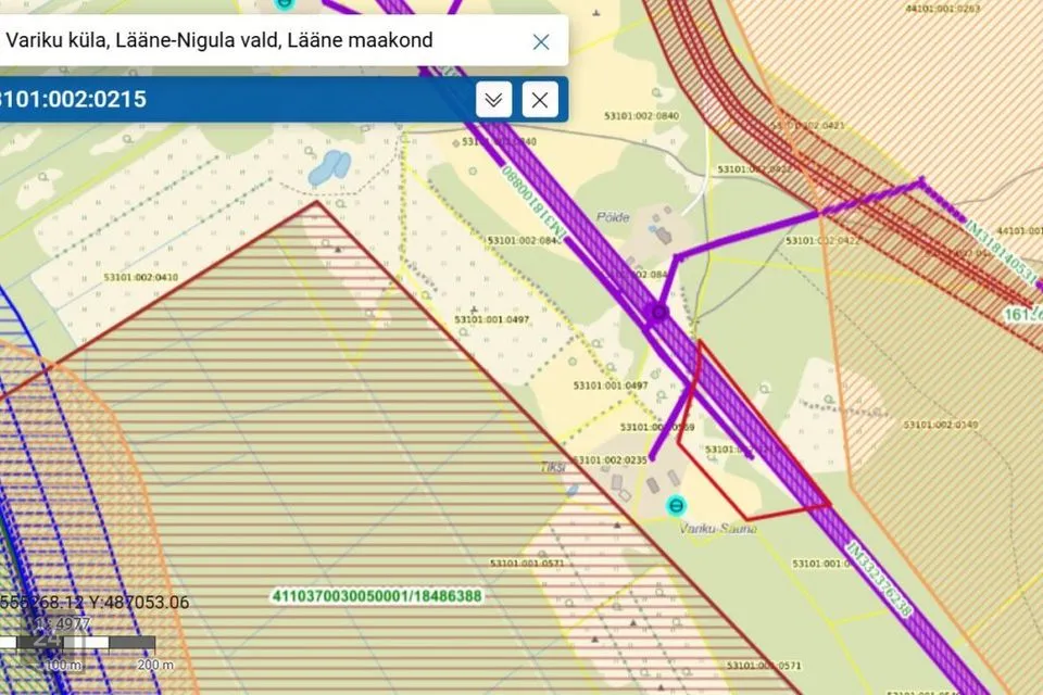 Земля жилой застройки, 14168 m² участок в Lääne-Nigula vald, Variku küla - фото 4