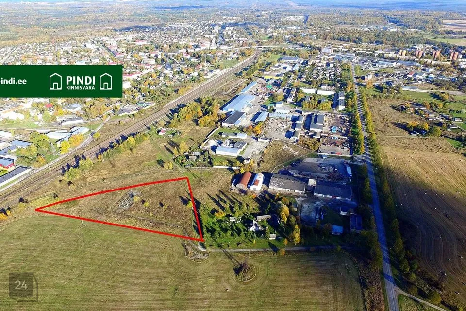 Земля производственного назначения, 17477 m² участок в Jõhvi vald, Pauliku küla