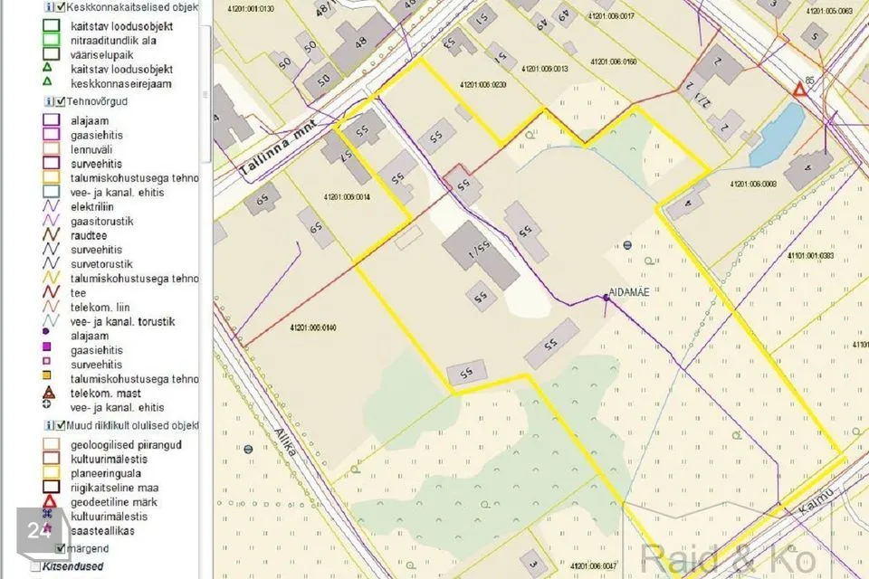 Земля жилой застройки или Земля коммерческого назначения, 23300 m² участок в Lääneranna vald, Lihula linn - фото 3