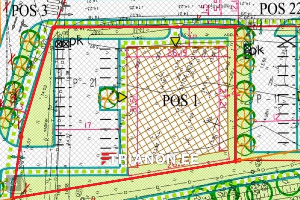 Ärimaa, 2102 m² Maa  -  Narva linn - foto 2