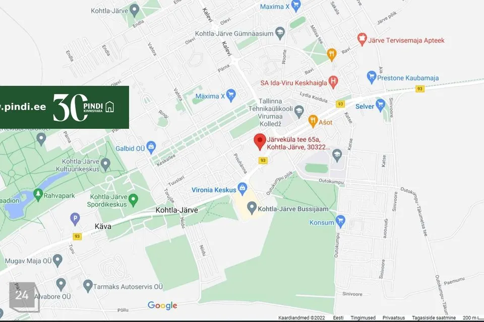 1-toaline Korter - Kohtla-Järve linn, Järve linnaosa - foto 2