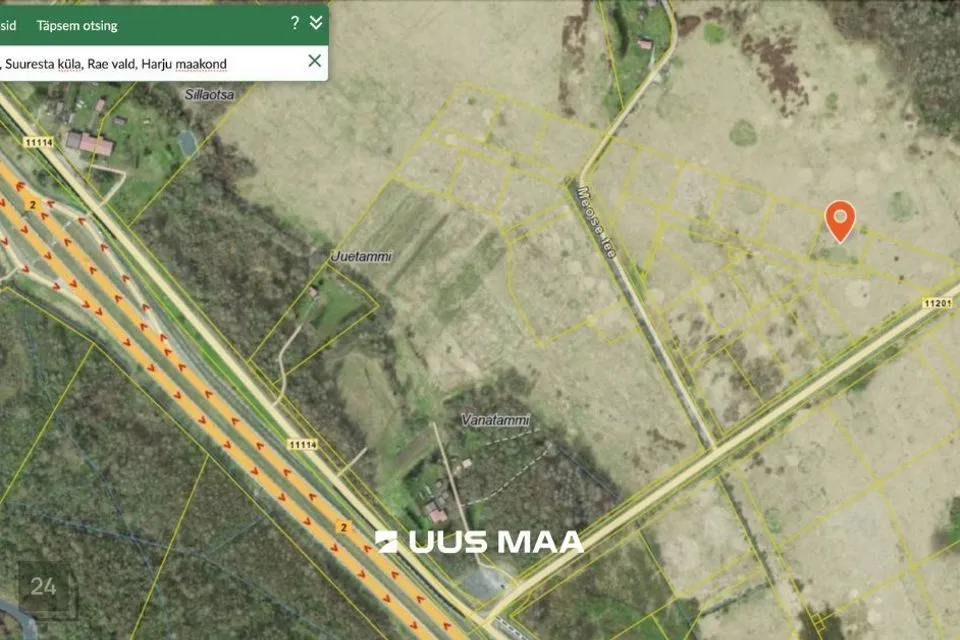 Земля жилой застройки, 2008 m² участок в Rae vald, Suuresta küla - фото 3