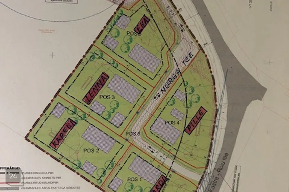 Земля жилой застройки, 2003 m² участок в Kastre vald, Kaagvere küla - фото 4