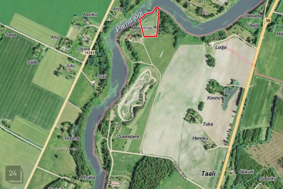 Maatulundusmaa, 15153 m² Maa  -  Tori vald, Taali küla - foto 3