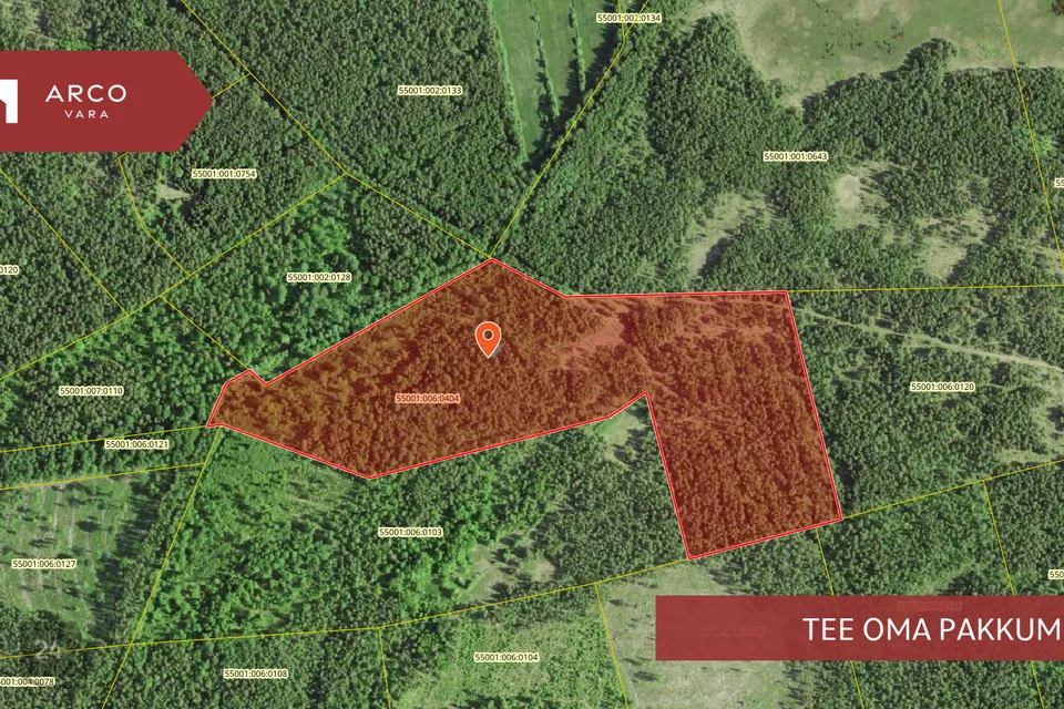 Maatulundusmaa, 136296 m² Maa - Saaremaa vald, Ööriku küla - foto 2