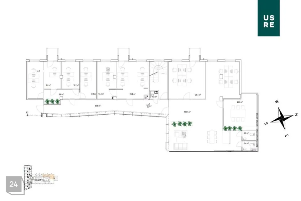 Büroo, 272 m² Äripind  -  Tallinn, Kesklinna linnaosa - foto 2