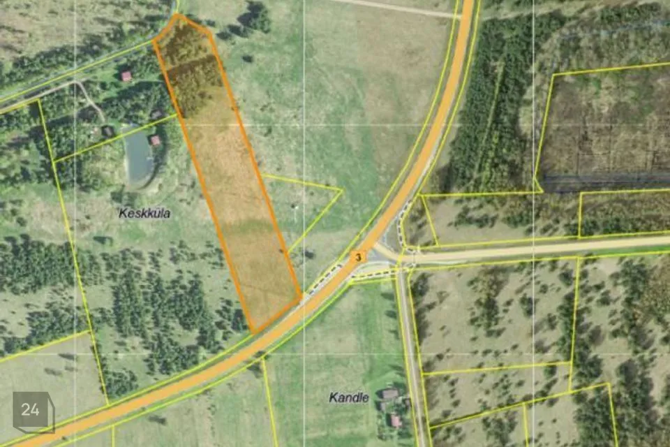 Maatulundusmaa, 20075 m² Maa  -  Alutaguse vald, Kauksi küla - foto 3
