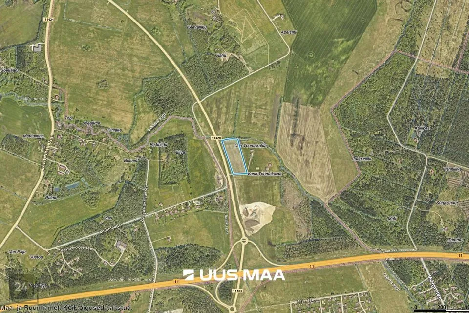 Maatulundusmaa, 20828 m² Maa - Saku vald, Tänassilma küla - foto 2
