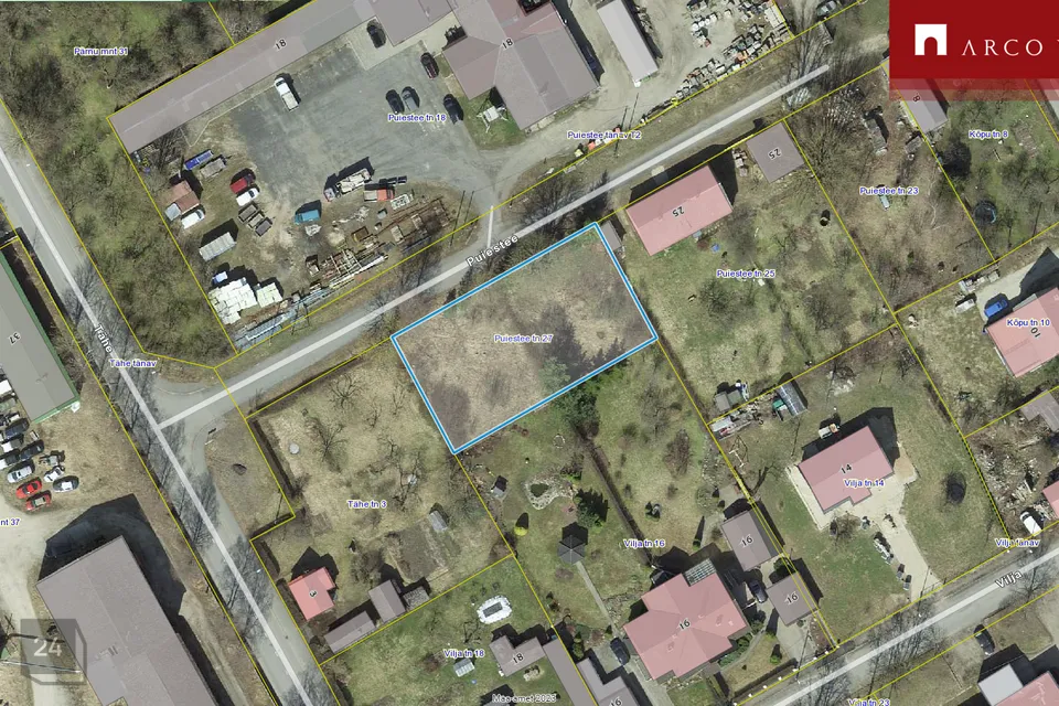 Земля коммерческого назначения, 1046 m² участок в Viljandi linn
