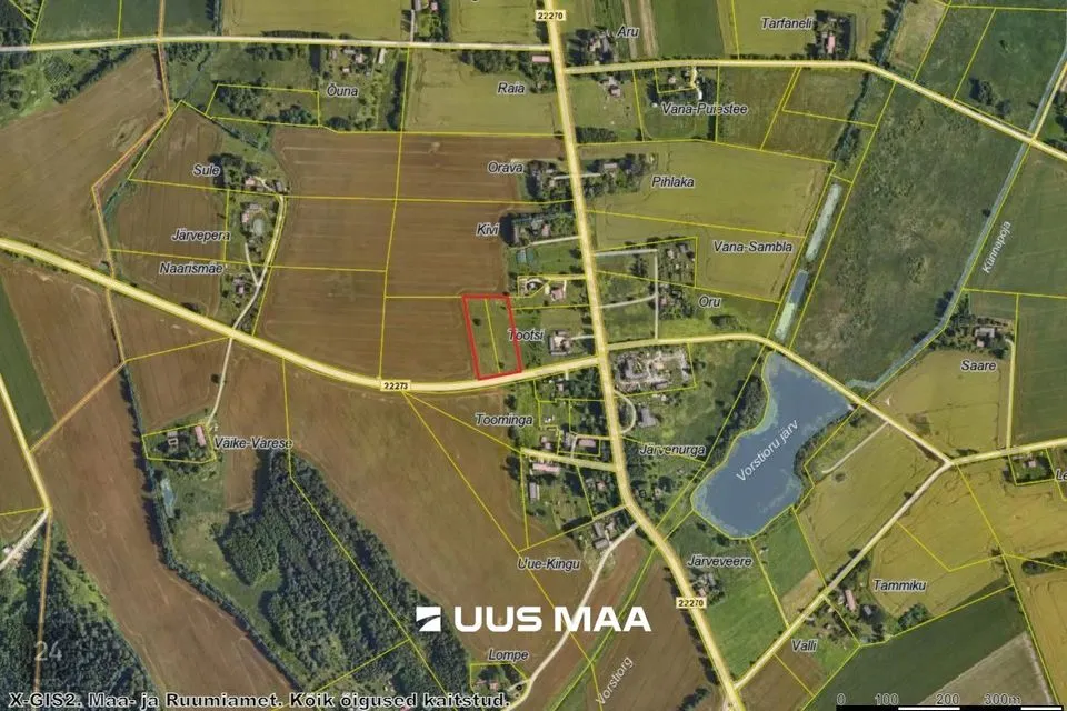 Maatulundusmaa, 9072 m² Maa  -  Kastre vald, Võõpste küla - foto 2