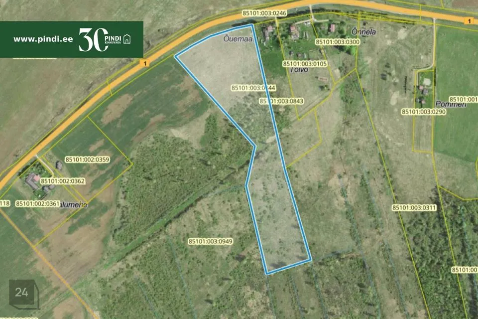 Maatulundusmaa, 58284 m² Maa  -  Narva-Jõesuu linn, Vodava küla