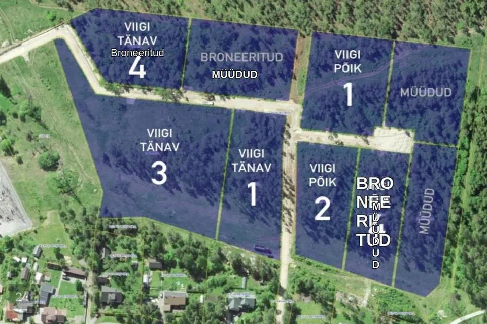 Земля жилой застройки, 5014 m² участок в Kohila vald, Aandu küla