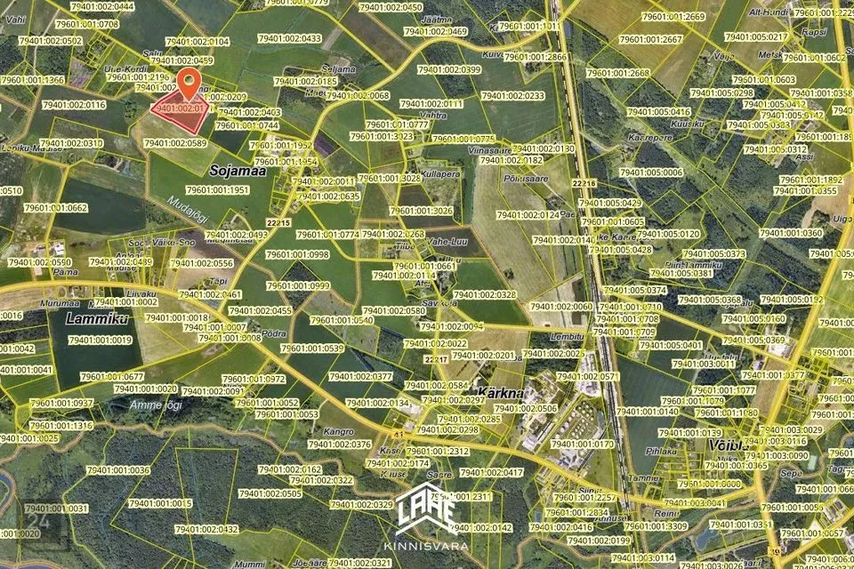Maatulundusmaa, 48418 m² участок в Tartu vald, Sojamaa küla - фото 2