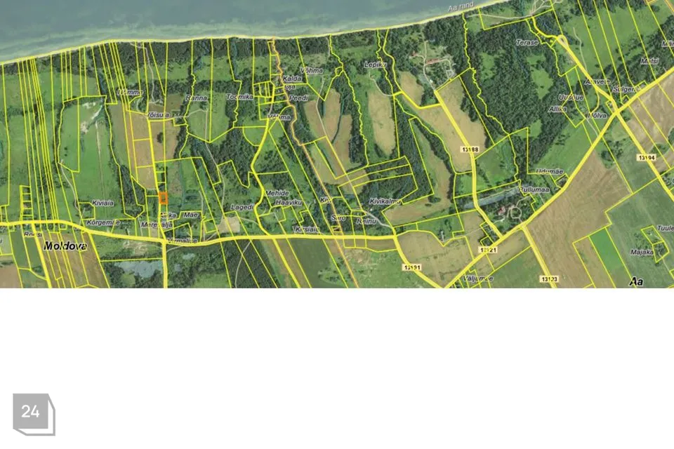 Elamumaa, 2949 m² Maa  -  Lüganuse vald, Moldova küla