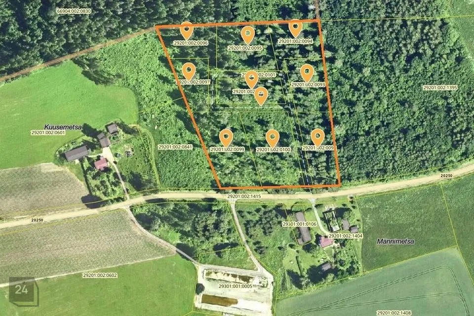 Земля социального назначения - земля общего назначения, 30283 m² участок в Kehtna vald, Hertu küla