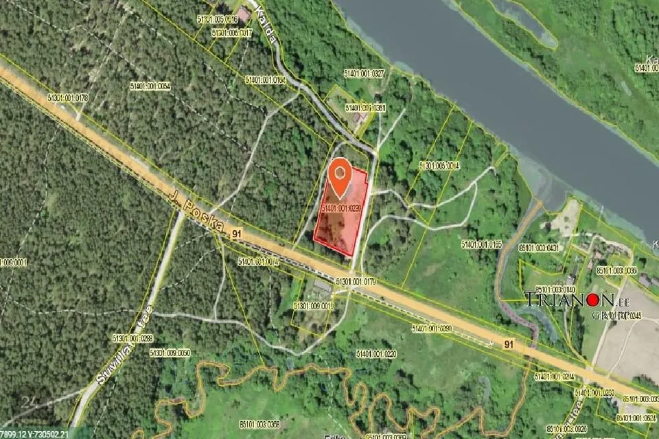 6604 m² Maa  -  Narva-Jõesuu linn, Narva-Jõesuu linn