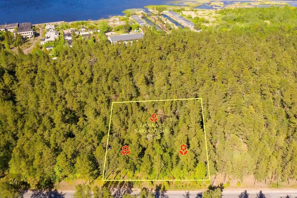Земля жилой застройки, 6468 m² участок в Narva-Jõesuu linn, Narva-Jõesuu linn - фото 5