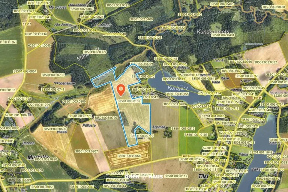 Maatulundusmaa, 214011 m² Maa  -  Põlva vald, Tilsi küla