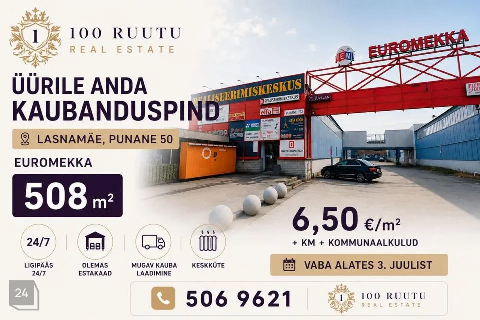 Mitme sihtotstarbega, 508 m² Äripind  -  Tallinn, Lasnamäe linnaosa