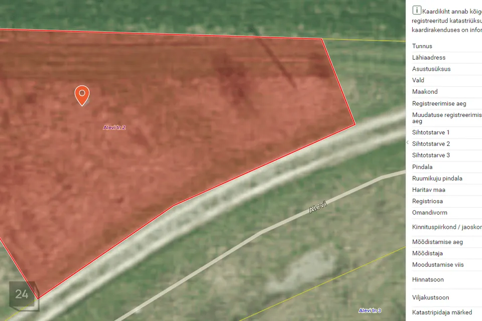Elamumaa, 591 m² Maa - Järva vald, Imavere küla