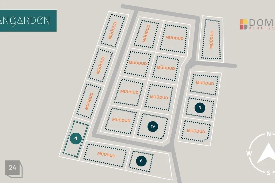 Cultivated land, 1713 m² land in Saue vald, Vanamõisa küla