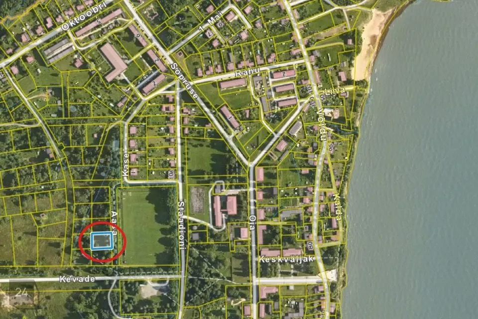 Elamumaa, 1329 m² Maa  -  Peipsiääre vald, Kallaste linn