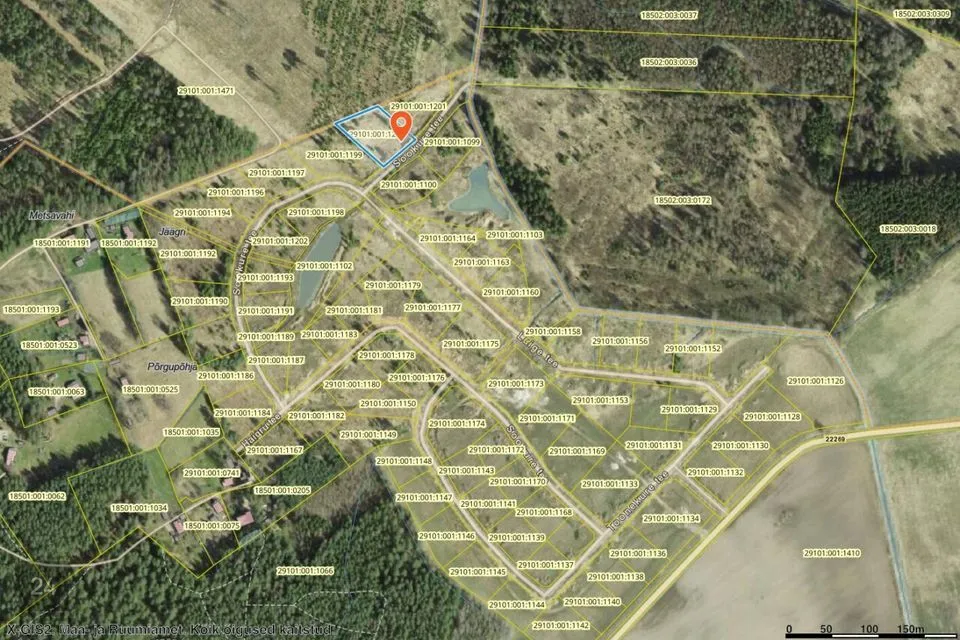 Elamumaa, 2814 m² Maa  -  Kastre vald, Kurepalu küla - foto 2