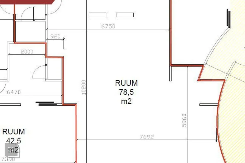 Kaubandus, 78 m² Äripind  -  Rakvere linn - foto 4