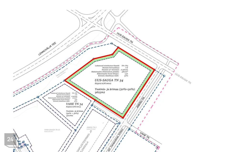 Ärimaa või Tootmismaa, 9625 m² Maa - Pärnu linn, Pärnu linn