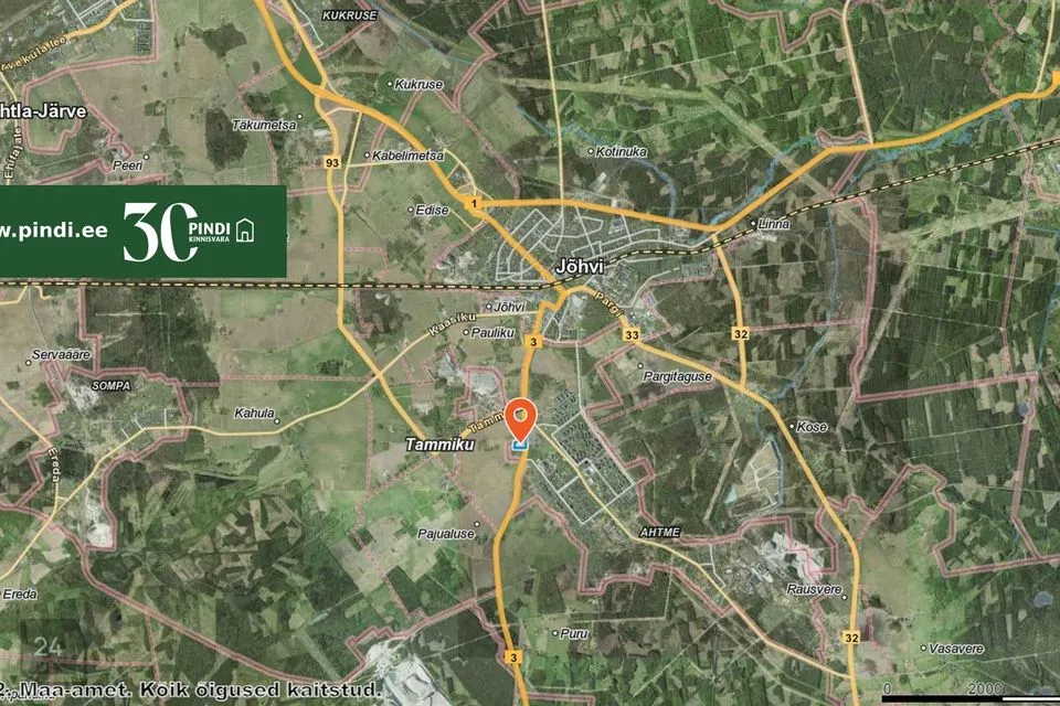 Maatulundusmaa, 21532 m² Maa  -  Kohtla-Järve linn, Ahtme linnaosa