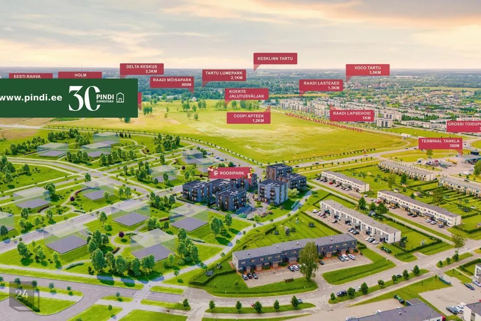 5-toaline Korter - Tartu vald, Raadi alev - foto 2