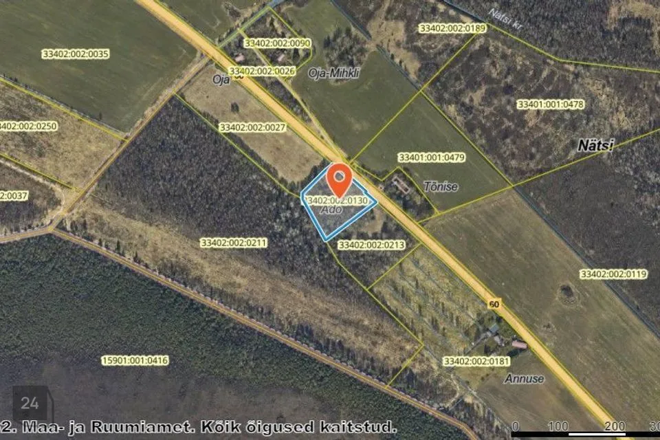 Земля жилой застройки, 9135 m² участок в Lääneranna vald, Nätsi küla - фото 3